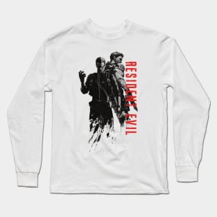 chris redfield - resident evil 5 Long Sleeve T-Shirt